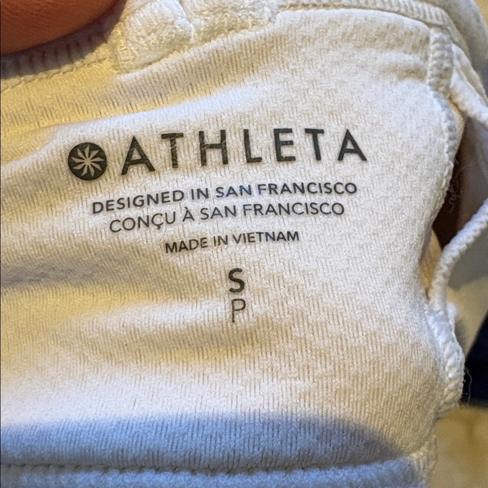 Athleta Navy Blue and White Sports Bras - Picture 3 of 6
